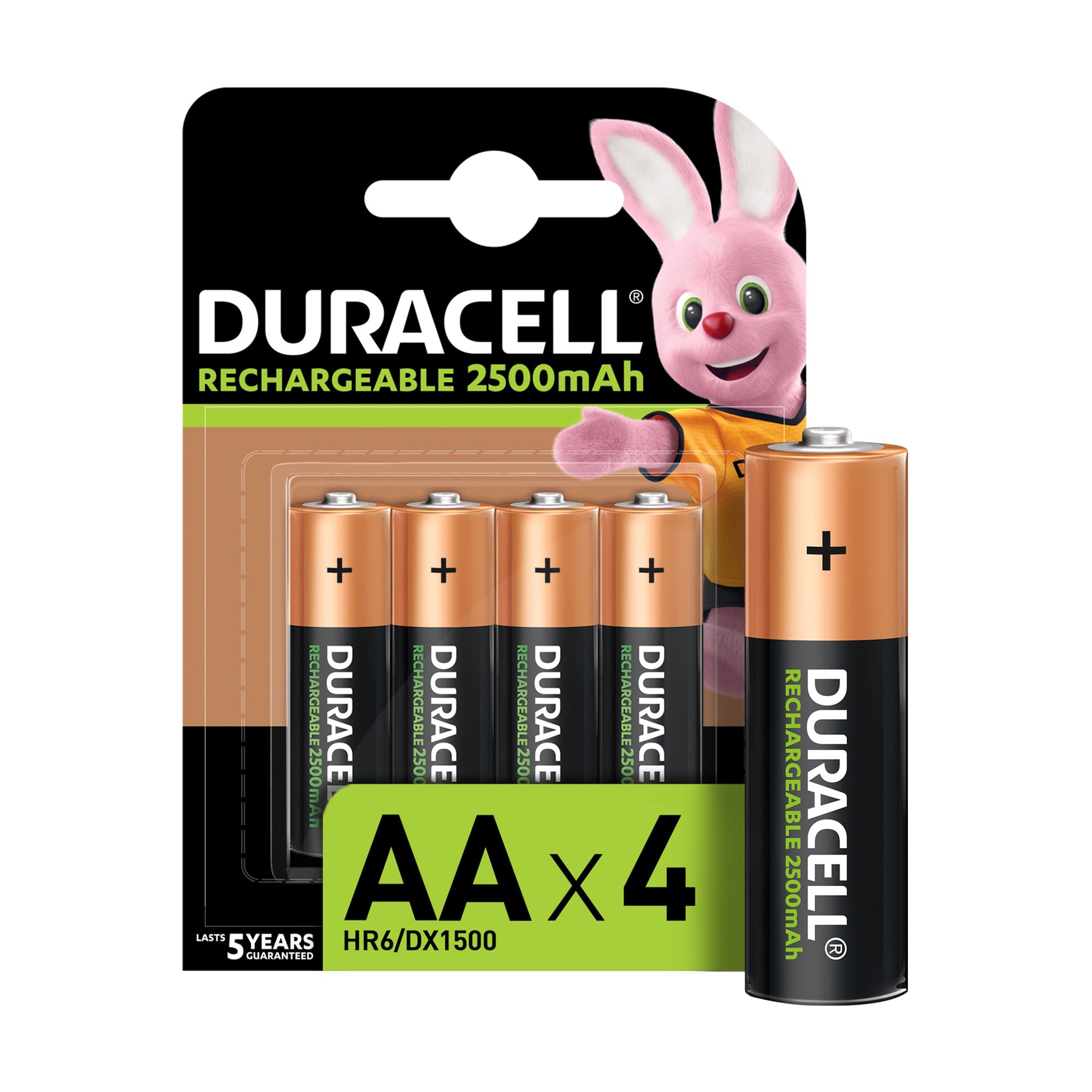 Акумулятори Duracell Recharge AA 2500 mAh, 4 шт