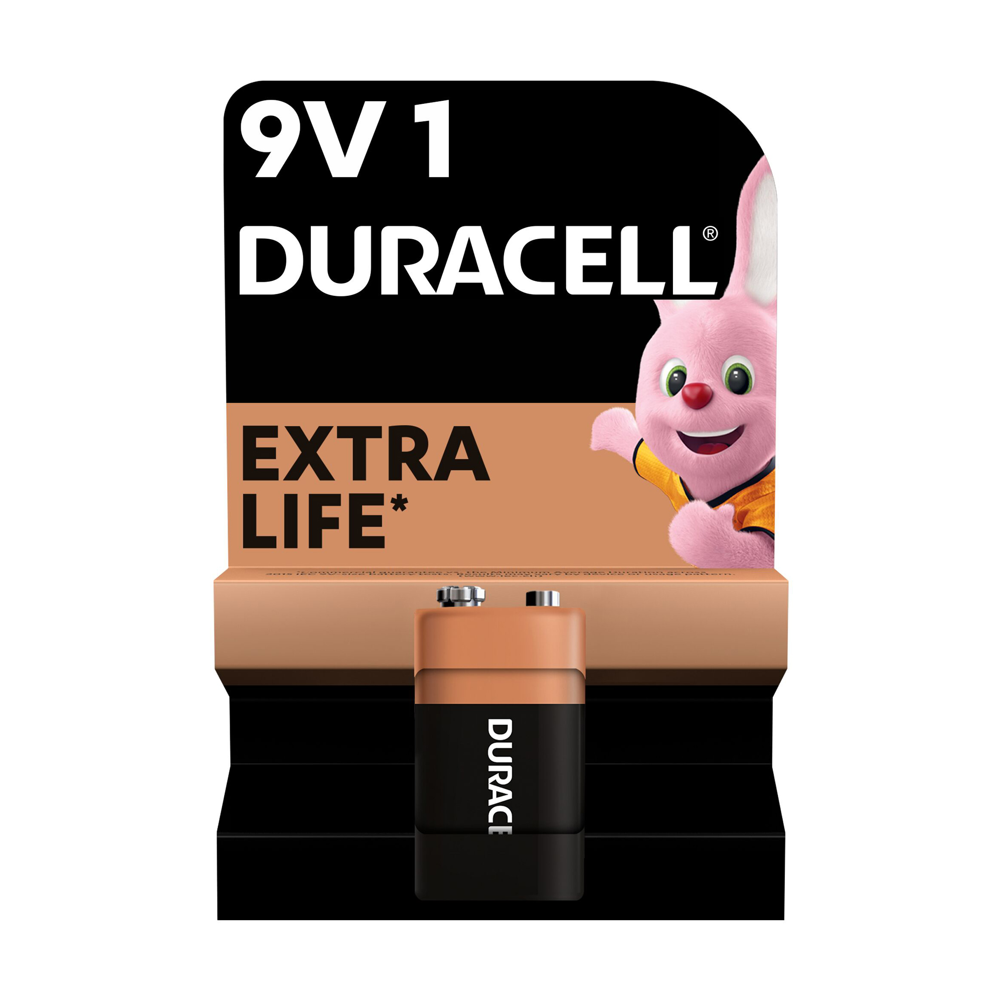 Алкалiнова батарейка Duracell 6LR61, 9V, 1 шт